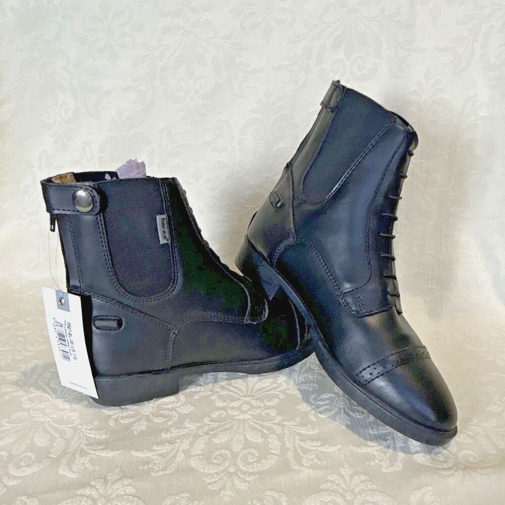 Horze Kelsey Women’s Black Jodhpur Riding Boots US 7.5 EU 38